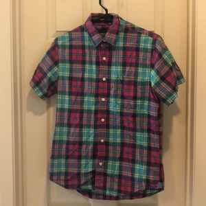 American Eagle Plaid Button Down